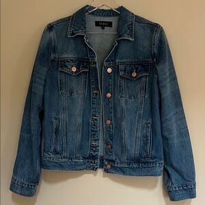 Quince 100% Organic Cotton Denim Jacket Indigo Blue M
